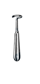 Doyen Rib Elevator, Small, Curved Right, 6 1/2" (16.5 cm) - Garana Industries