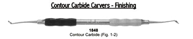 Contour Carbide Carvers Finishing Tactile Handle