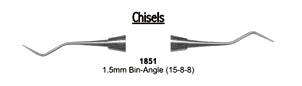 Chisels 1.5mm Bin Angle Tactile Handle