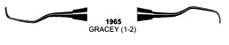 Curettes Gracey 1-2 Hollow Handle