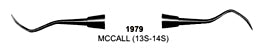 Curettes Mccalls 13S-14S Hollow Handle