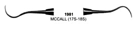 Curettes Mccalls 17S-18S Hollow Handle