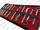 Dental Extracting Forceps Crown Remover & Syringe Kit of 10 Pcs