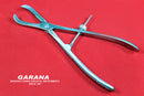 Bone Holding Forceps 9" Reduction Curved Serrated Jaws With Speed Lock Orthopedic
