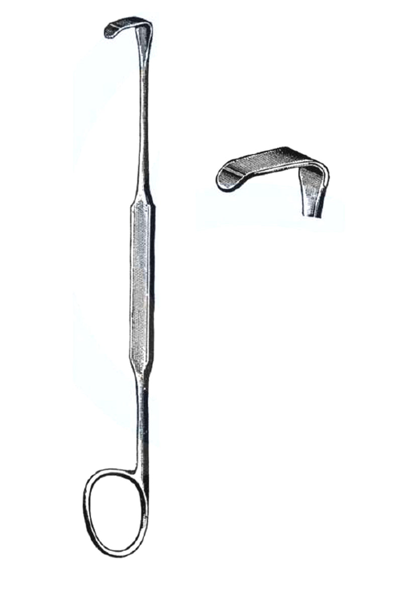 Meyerding Finger Retractor, 7" solid blade