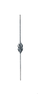 Bowman Lacrimal Probe, Double Ended, Sterling Silver, 5" (12.5 cm), Size 5/6 - Garana Industries