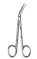 Iris Scissors, Delicate, Angular, Sharp/Sharp 4" (10 cm) - Garana Industries