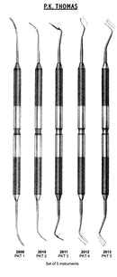 PK Thomas Wax Porclain & Cement Instruments Set of 5 Pieces