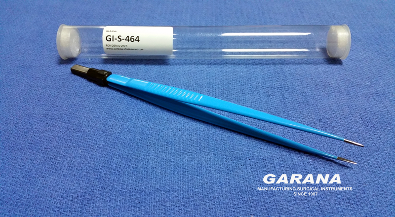 European Bipolar Forceps Autoclavable Reusable Size 20cm Tip Size 1.5mm