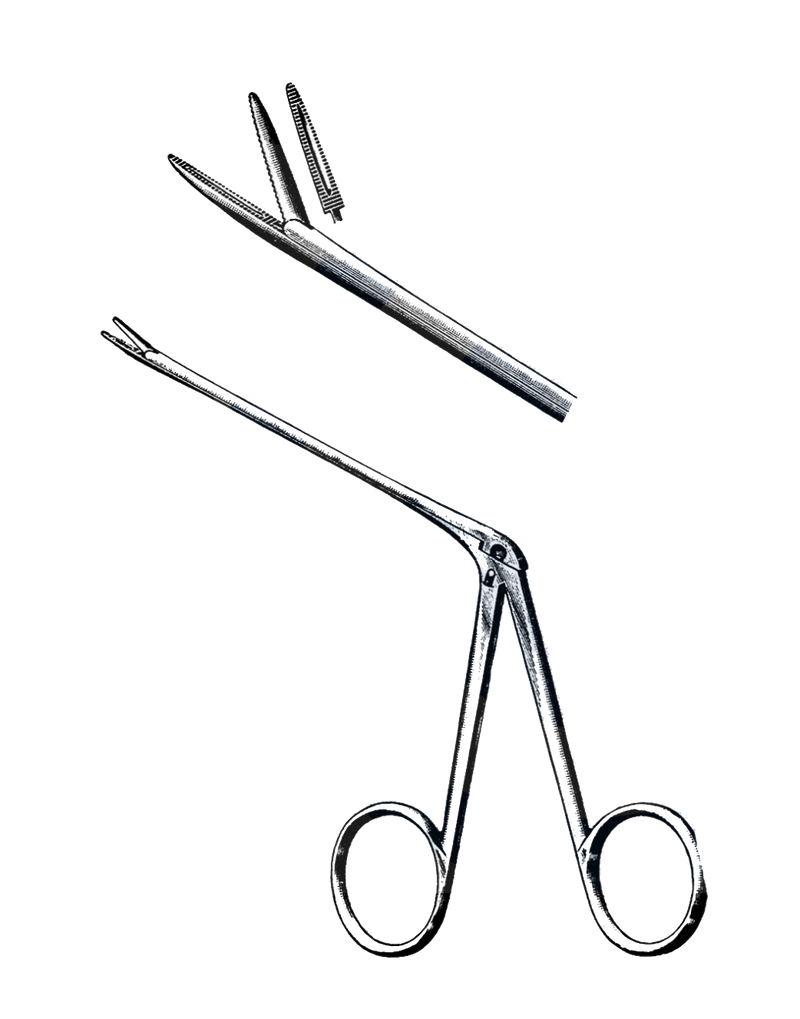 Hartman Forceps, Alligator, Serrated  6 1/2" (16.5 cm) - Garana Industries