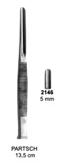 Bone Chisels and Gouges Partsch Grooved 5mm