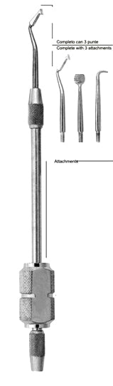Crown Removers Complete with 3 attachments