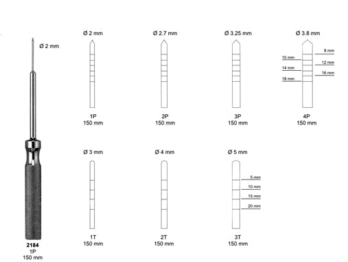 Implant Instruments 1P 150mm