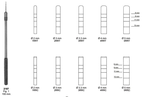 Implant Instruments 165mm Straight