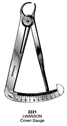 Measuring Instruments Lwanson Crown Gauge