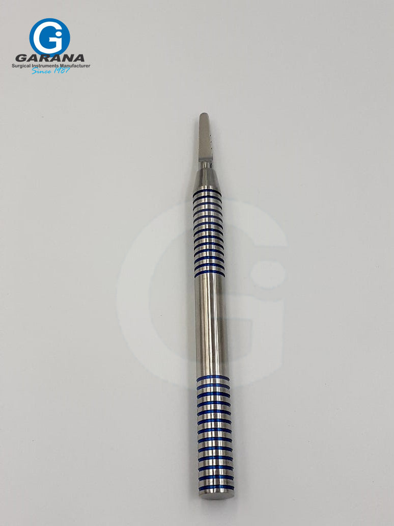 Dental Bone Chisels With Blue Groves