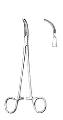 Schnidt Tonsil Forceps, 7 1/2" (19 cm), Strongly Curved Jaws, 1 Open Ring - Garana Industries