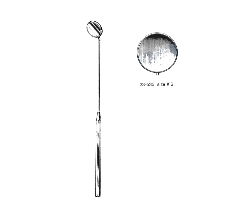 Laryngeal Mirror W/Handle, Boilable Size