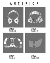 Rubber Dam Clamps Anterior 4 Pieces