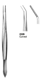 Dental Tweezers Cushing 18cm Curved