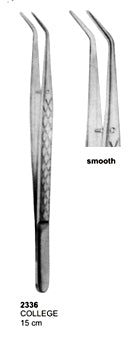 Dental Tweezers College 15cm Smooth