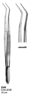 Dental Tweezers College 15cm Smooth A