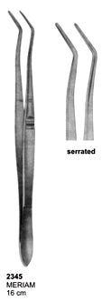Dental Tweezers Meriam 16cm Serrated