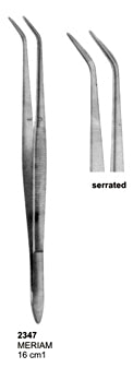 Dental Tweezers Meriam 16cm Serrated A