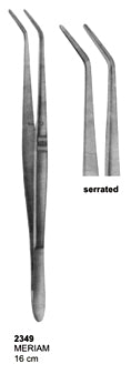 Dental Tweezers Meriam 16cm Serrated B
