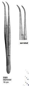 Dental Tweezers Meriam 16cm Serrated C