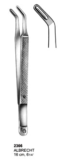 Dental Tweezers Albrecht 16cm Round Tip