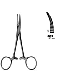 Endodontic Forceps Spencer Wells 130mm Curved