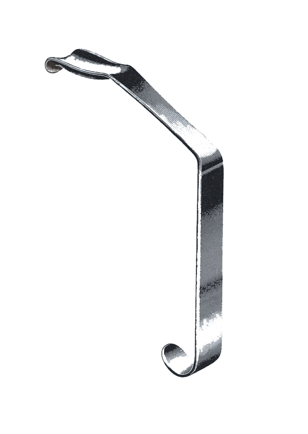 Love Uvula Retractor 6 1/4" (16 cm), (20 mm) - Garana Industries