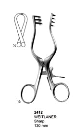 Retractors Weitlaner Sharp 130mm