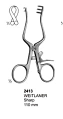 Retractors Weitlaner Sharp 110mm