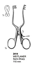 Retractors Weitlaner Semi Sharp 110mm