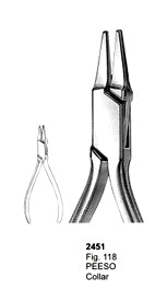 Orthodontic Pliers Pesso Collar