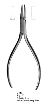 Orthodontic Pliers Wire Contouring Plier 14cm