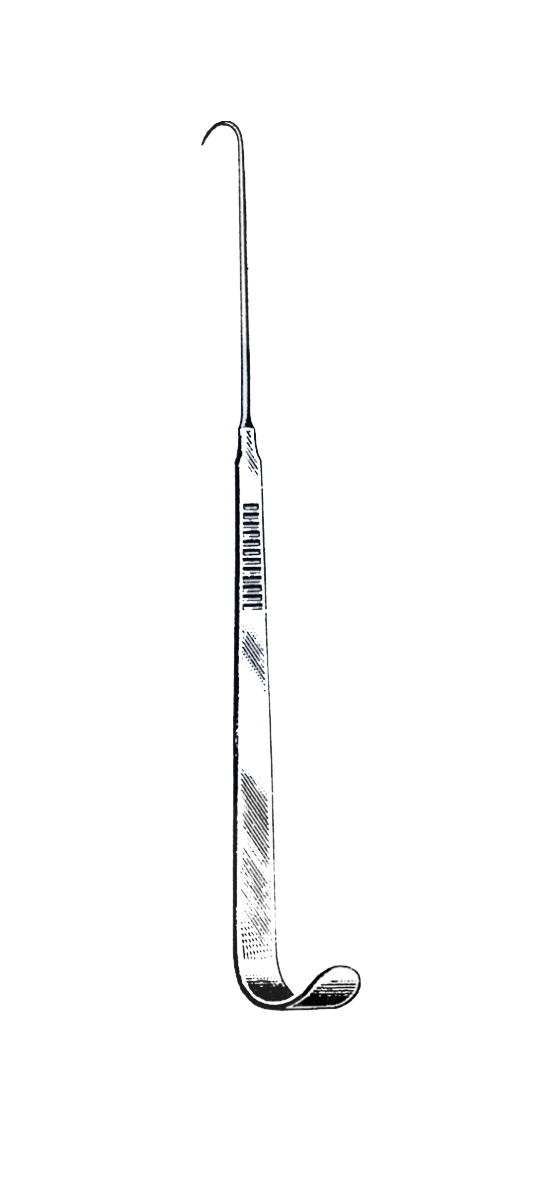 News Tracheotomy Hook 6 1/2" (14 cm) - Garana Industries