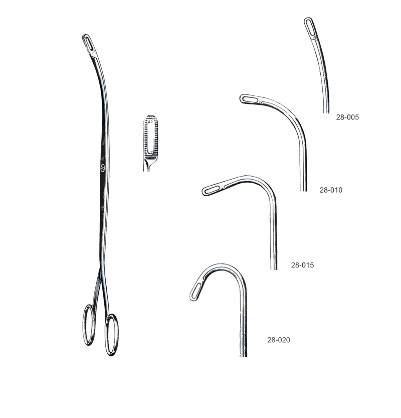 Randall Kidney Stone Forceps, 9" (23 cm), Full Curve - Garana Industries