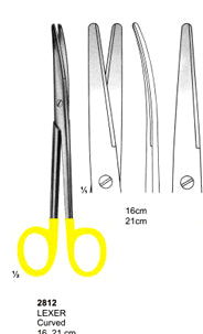 TC Mayo Lexer Scissor Curved 21cm