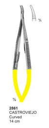 TC Needle Holder Castroviejo Curved 14cm