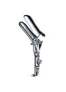 Graves Vaginal Speculum, 45° Angle, One Open Side 4" x 1 1/4" ( 100 mm x 32 mm ) - Garana Industries