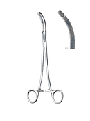 Heaney Hysterectomy Forceps, Single Groove 8 1/4" (21 cm) - Garana Industries