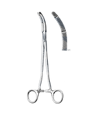 Heaney Hysterectomy Forceps, Double Groove 8 1/4" (21 cm) - Garana Industries