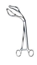 Somer Uterine Elevating Forceps, 9" (23 cm) - Garana Industries