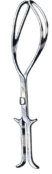 Kielland Obstetrical Forceps 15 1/2" (39 cm) - Garana Industries