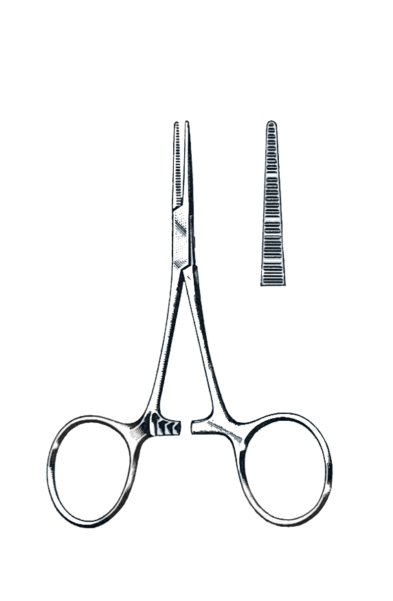 Hartman Mosquito Forceps, Straight 3 1/2" (9 cm) - Garana Industries