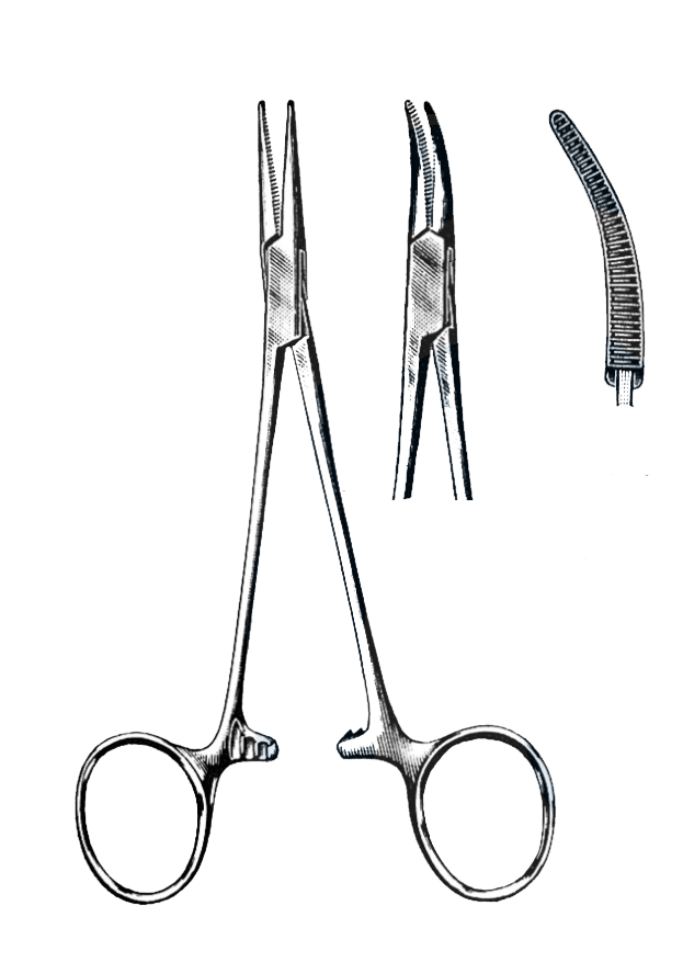 Halstead Mosquito Forceps, Curved 5" (12.5 cm) - Garana Industries