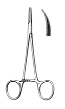 Halstead Mosquito Forceps, Baby, Curved 4 7/8" (12 cm) - Garana Industries